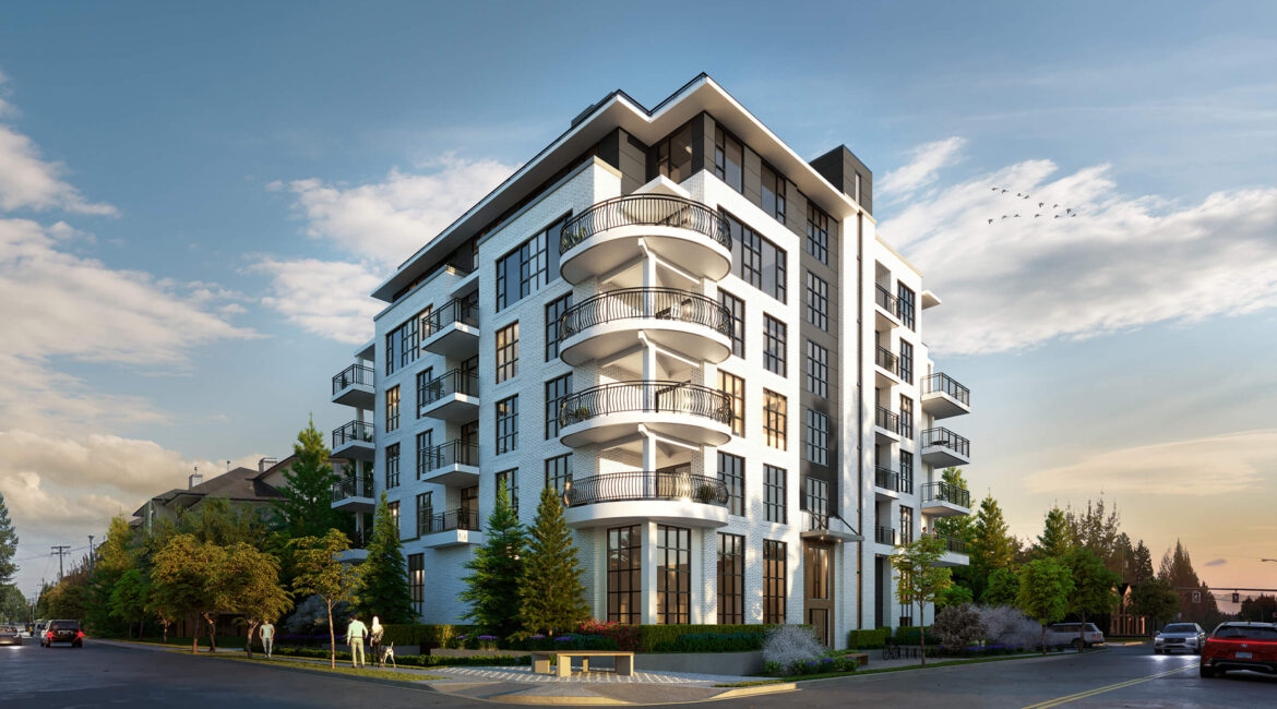 One-Shaughnessy-by-Kutak-Development-Downtown-Port-Coquitlam-Street-View-Rendering